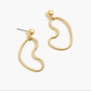 Madewell Bold Squiggles Statement Earrings